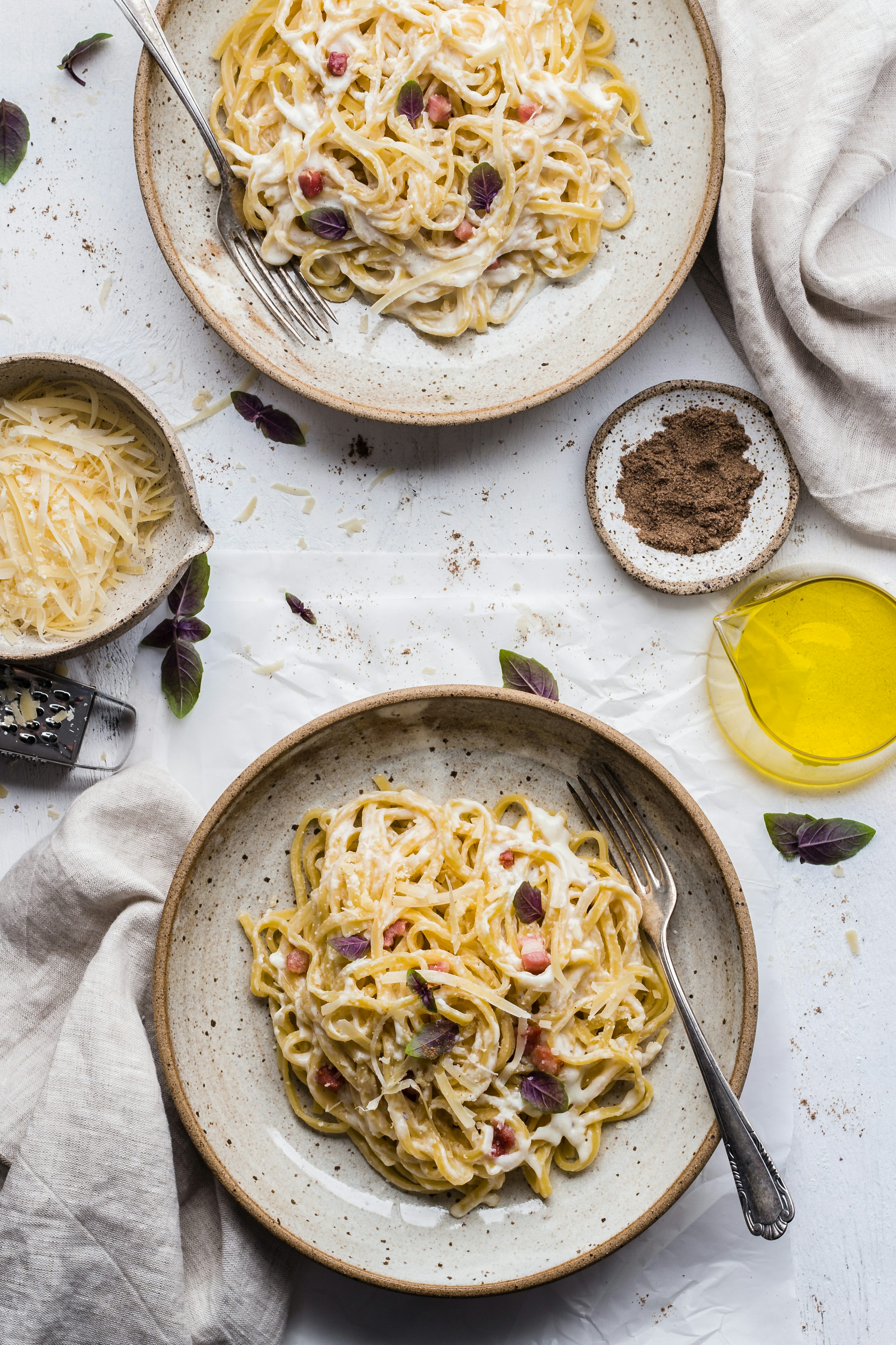 Illustrative social post using a food photograph